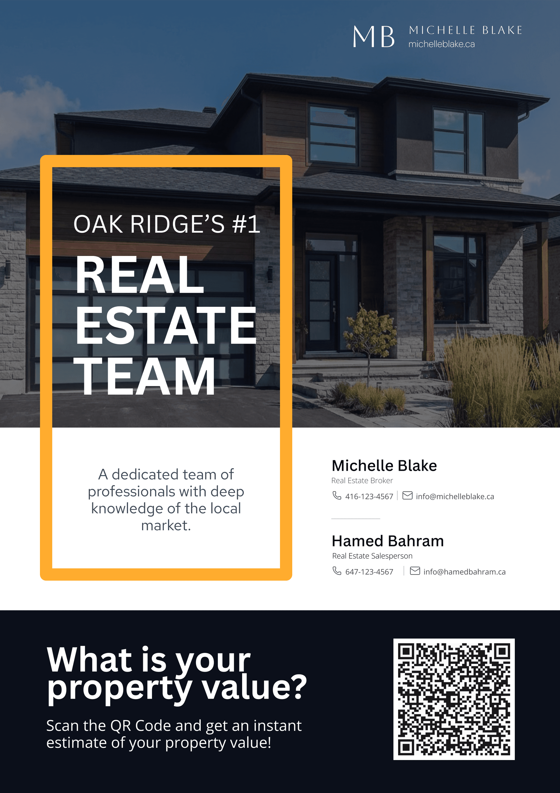 FarmKit monthly farming flyer sample front page